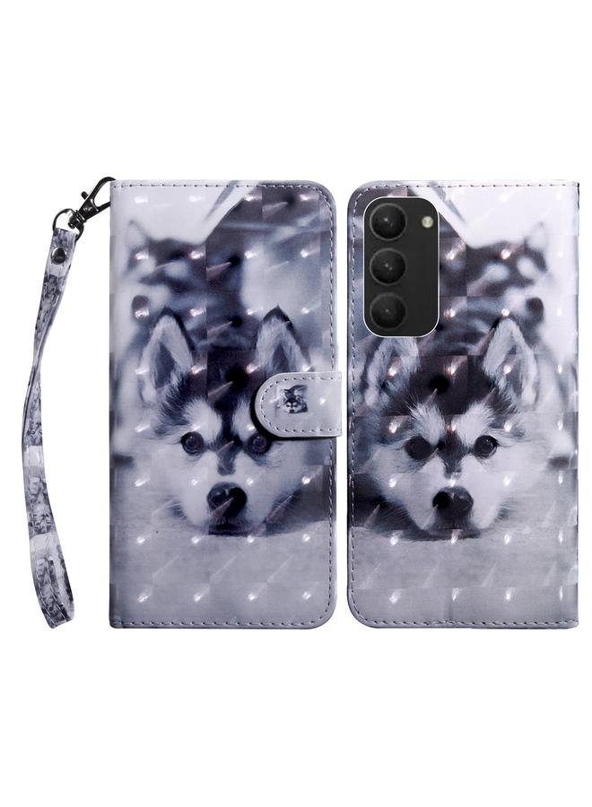 اس-توب جراب لهاتف Samsung Galaxy S23+ 5G، جراب جلدي ثلاثي الأبعاد مطلي - Image 1