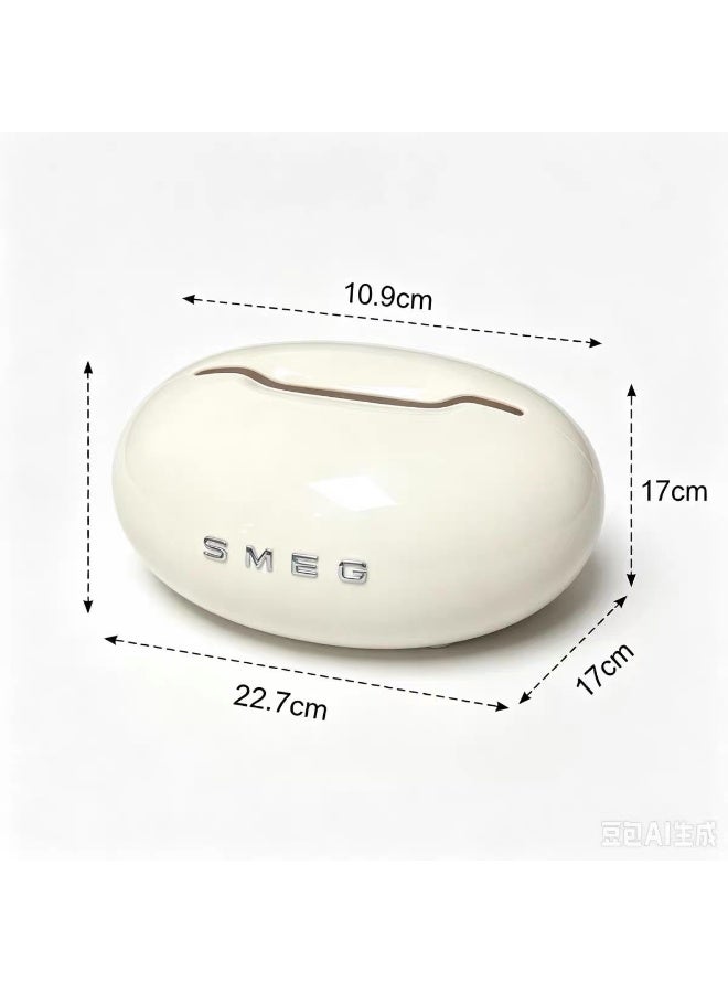 SMEG Water Drop Magnetic Tissue Holder, Luxury Decorative Tissue Box for Living Room Coffee Table - Image 4
