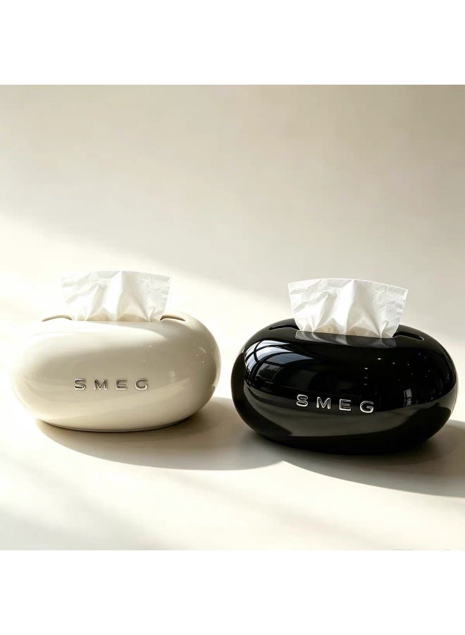SMEG Water Drop Magnetic Tissue Holder, Luxury Decorative Tissue Box for Living Room Coffee Table - Image 3