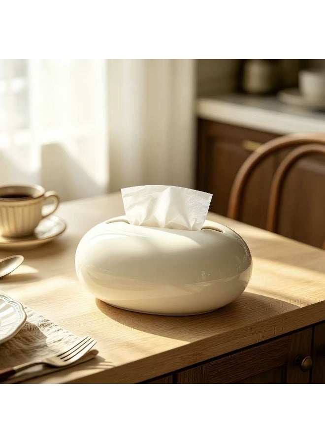 SMEG Water Drop Magnetic Tissue Holder, Luxury Decorative Tissue Box for Living Room Coffee Table - Image 2