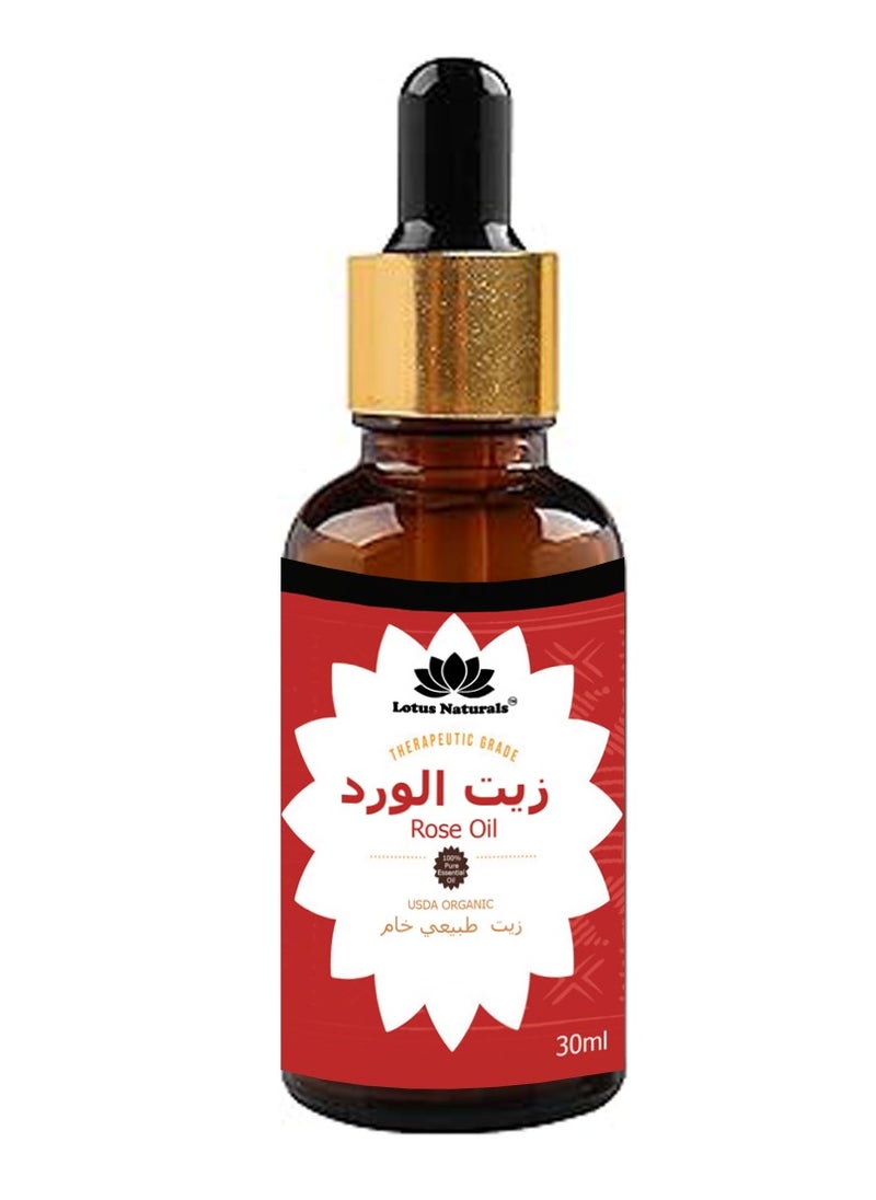 Lotus Rose Essential Oil, Therapeutic Grade, 100% Pure Natural Undiluted For Soap, Candle, Body Butter 