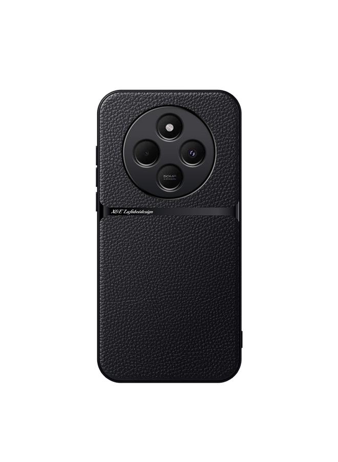 S-TOP Case For Redmi 14C 4G Litchi Leather Magnetic Full Coverage Shockproof Phone Case - Image 1