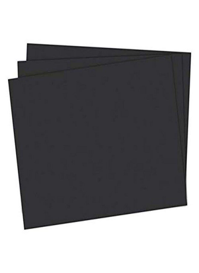 School Smart 1485728 Railroad Board, 4-Ply Thickness, 22" X 28", Black 25 Count (Pack Of 1) 