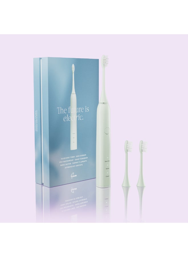 Gem Electric Toothbrush, Mint Green - Image 3