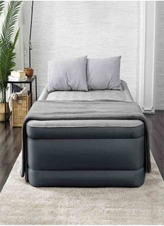 BESTWAY Fortech Airbed Queen Snugable Top Built-in AC Pump 203cm x 152cm x 46cm  26-69075