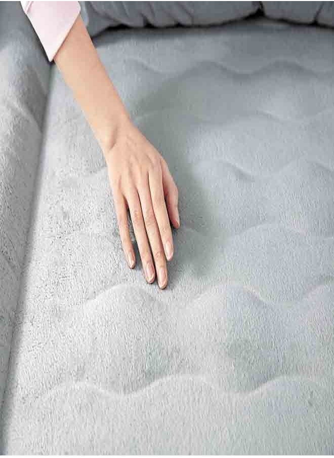 Bestway - BESTWAY Fortech Airbed Queen Snugable Top Built-in AC Pump 203cm x 152cm x 46cm  26-69075 - Image 1