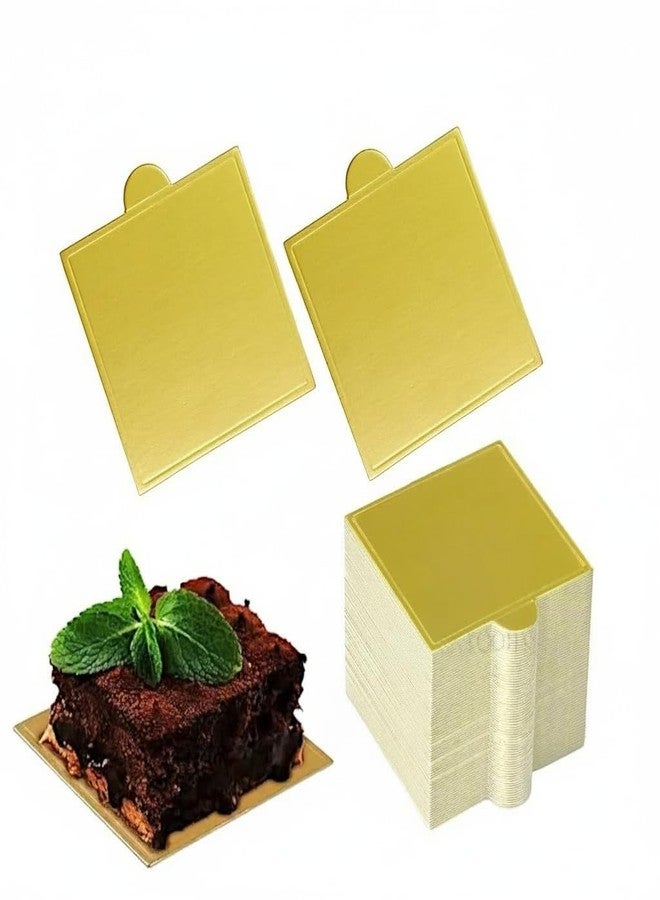 Khaana Packaging مجموعة أدوات تغليف خانا [10 بوصة، 5 قطع] قاعدة كيك مربعة | أدوات خبز الكيك | طبق، لوح، صينية تزيين | قاعدة من الكرتون، الأكريليك، MDF | قاعدة معجنات (MDF، مربعة 10 بوصة) - Image 1