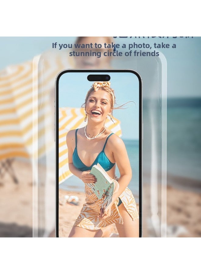 general Mobile Phone Waterproof Bag Touchscreen Swimming Underwater Photography Mobile Phone Case Lanyard Hanging Neck Drifting Diving Water Mobile Phone Bag-Color:Watermelon - Image 4