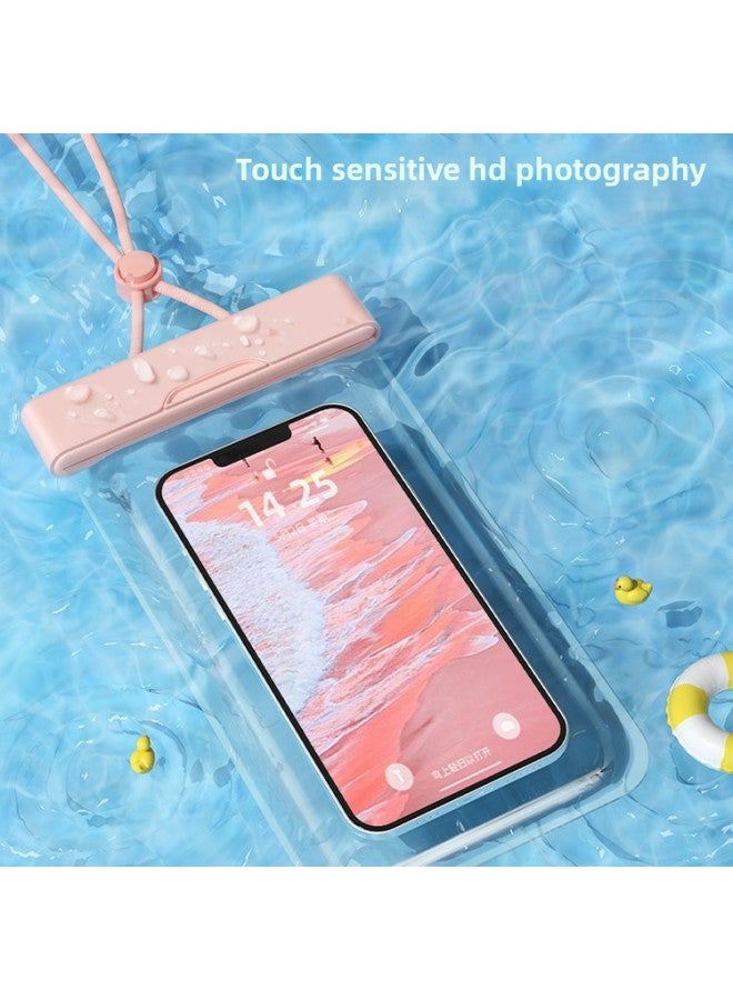 general Mobile Phone Waterproof Bag Touchscreen Swimming Underwater Photography Mobile Phone Case Lanyard Hanging Neck Drifting Diving Water Mobile Phone Bag-Color:Watermelon - Image 2