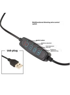 General Desktop Live Light Mobile Phone Bracket Lifting Adjustable Disc Bracket RGB Beauty Light Ring Light-Specifications:Desktop Disc Lifting Bracket 12 Inch RGB Fill Light  - Image 3