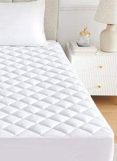 Blueberry Quilted Mattress Protector Bed Topper Cover Extra Deep 180X200+30Cm  - Image 1