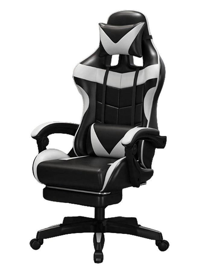 rayze Ergonomic gaming chair/computer chair, height adjustable, PU leather, high backrest, lumbar support, comfortable armrests, 360° swivel, suitable for office or gaming (available in black and white). - Image 4