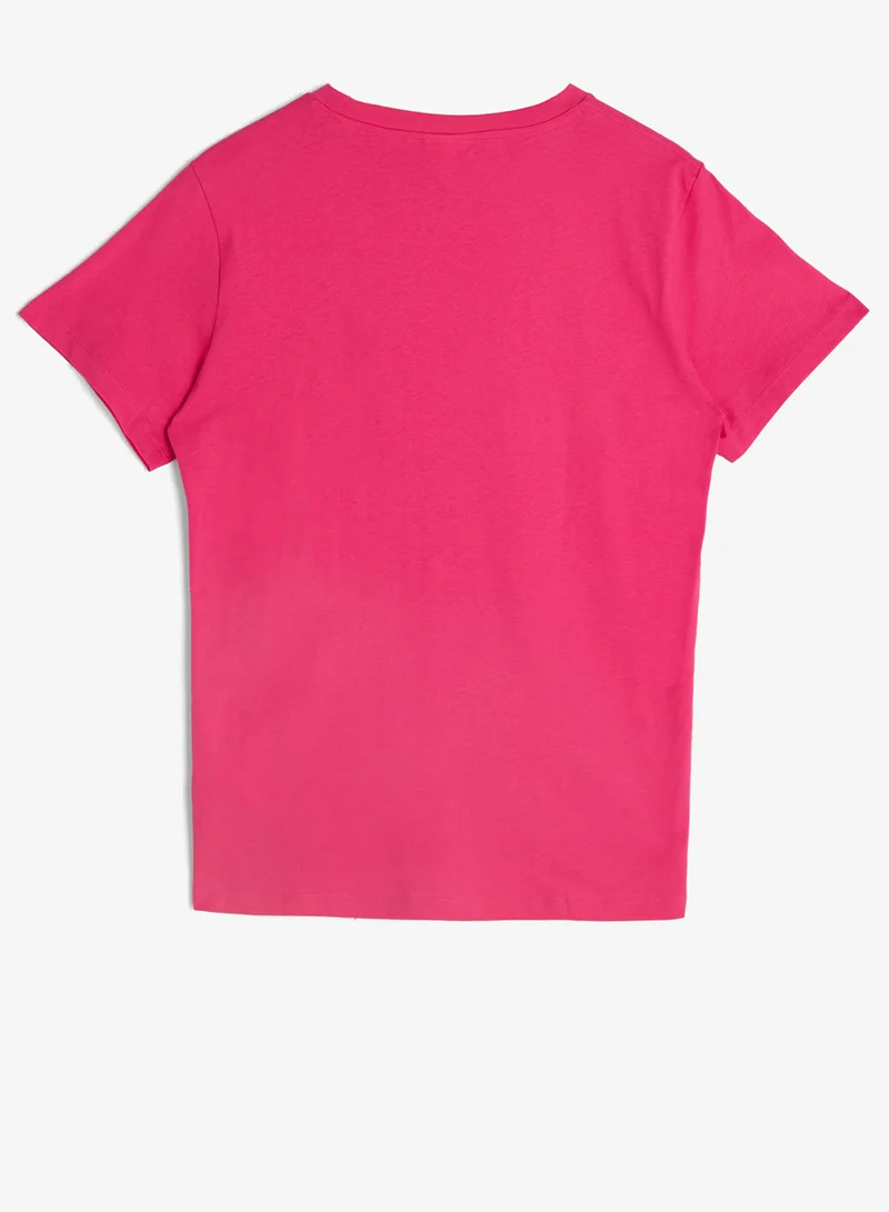 Lacoste Youth Logo Detail Crew Neck T-shirt