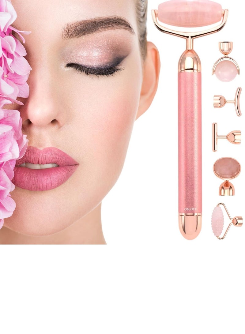 سولاري مجموعة أدوات تدليك الوجه من الفولاذ المقاوم للصدأ النقي للعناية بالوجه والعين والرقبة والجسم وأداة تدليك الوجه - Image 2