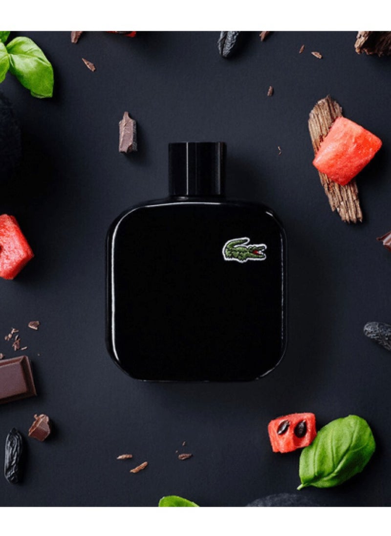 LACOSTE - Eau de Lacoste L. 12.12 Noir perfume with a strong scent, 100ml - Image 1