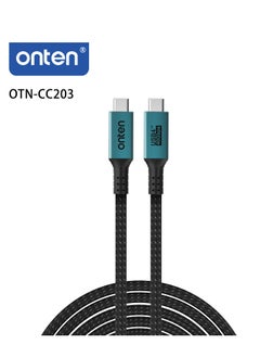 OTN-CC203 Charging and data transfer cable from Type-C to Type-C with a data transfer speed of up to 40 GB per second and a display resolution of 8K
