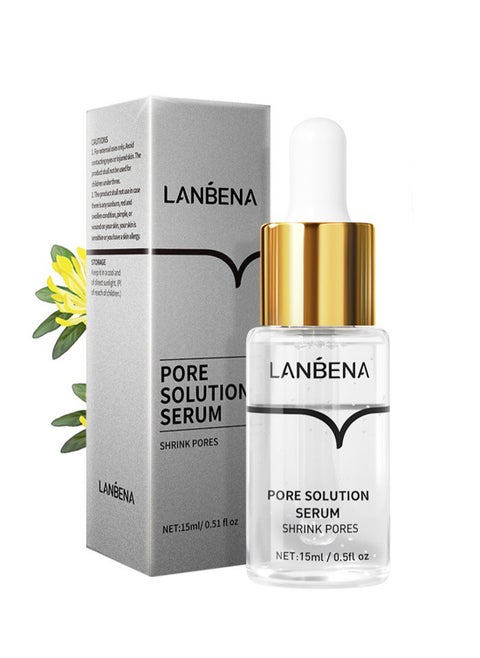 Pore Solution Serum, Facial Serum for Removing Blackheads and Minimizing Pores, Nose Pore Cleansing Essence - 15ml