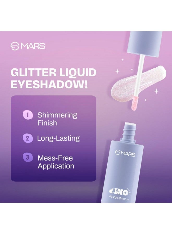 MARS TRIO Treat 3-IN-1 Eye Makeup Kit with Eyeliner, Mascara & Eyeshadow (24.50gm) | Travel Friendly Design | Long-Lasting | Versatile | Effortles Application - Image 5