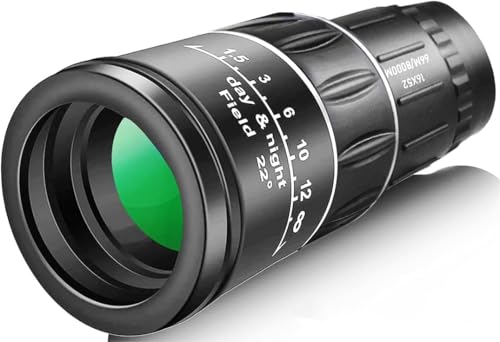 Pankoo High Powered 16X52 Monocular Telescope for Adults - 2025 Power Prism, Compact HD Scope, Suitable for Gifts, Outdoor Activities, Concert, Travelling & Bird Watching - Image 1