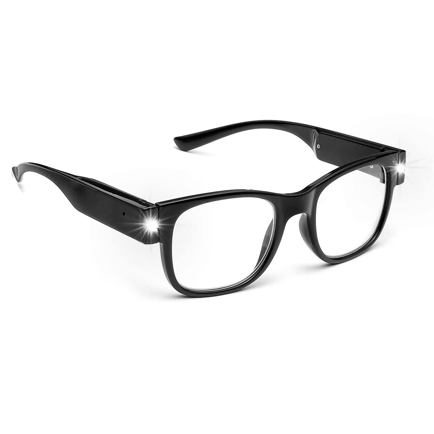 OKH Reading Glasses with Lights, Rechargeable, Bright LED Lighted Readers 2.0, Hands-free Magnifying Eyeglasses for Close Work, Reading, Unisex