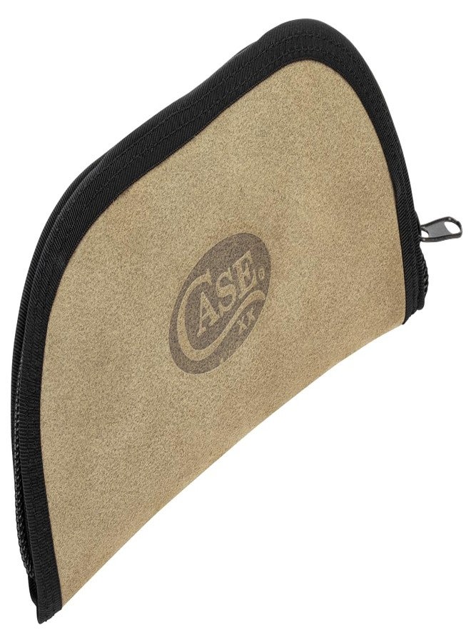 Case XX Knives Taco-Style Taupe Leather 50283 Collector's Club Pouch - Image 1