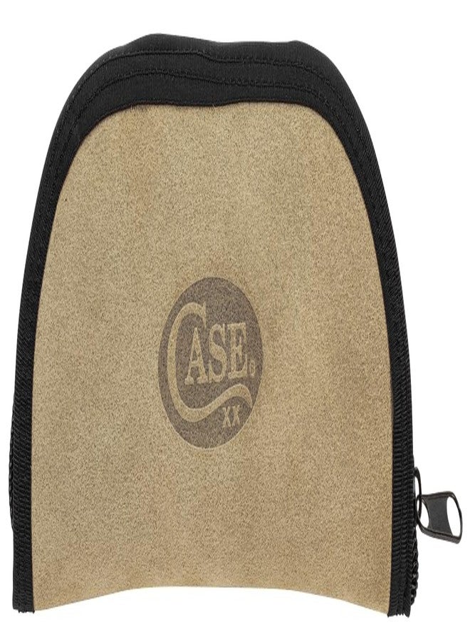 Case XX Knives Taco-Style Taupe Leather 50283 Collector's Club Pouch - Image 2