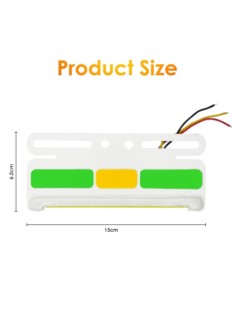 MUNTAQI Green u0026 Yellow - LED Marker Light BL 10712 - Universal Vehicle Light, Dual-Color Vehicle Light, Durable Signal Lamp - Image 2