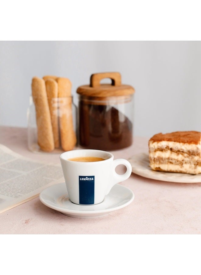 Lavazza قهوة إسبريسو داكنة محمصة مطحونة، 8.8 أونصة، عبوات (4 عبوات)، مزيج إيطالي أصيل محمص في إيطاليا، غير معدّل وراثيًا - Image 3