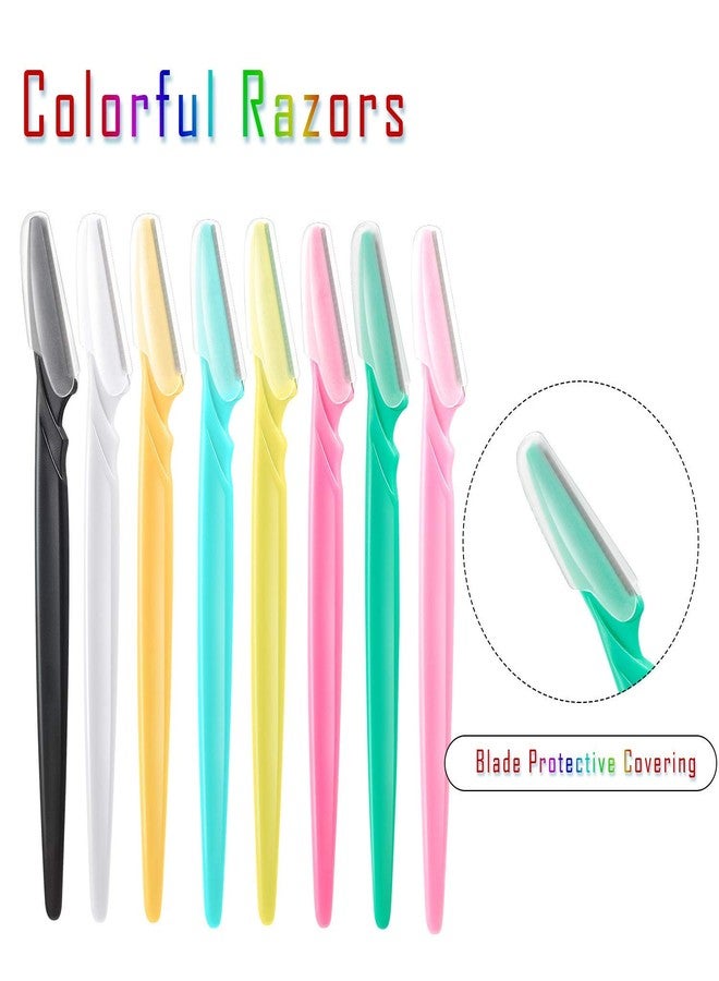 Lecherous 24 Pieces Women Facial Razor Eyebrow Razor Shaper Shaver for Women and Men - Image 5