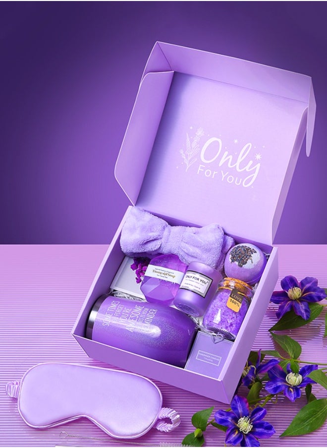 XiuWoo Gifts Basket for Women - Birthday Gifts for Women, Relaxing Spa Gift Basket Set, Unique Gift Ideas for Women, Gifts for Mom Sister Best Friend Wife, Coworker Teacher Nurse Gifts for Women  - Image 3