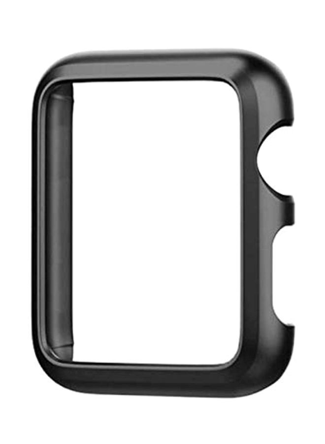 NIBEMINENT Splash Proof Bumper Case Cover For Apple Watch Series 3 Black - Image 1