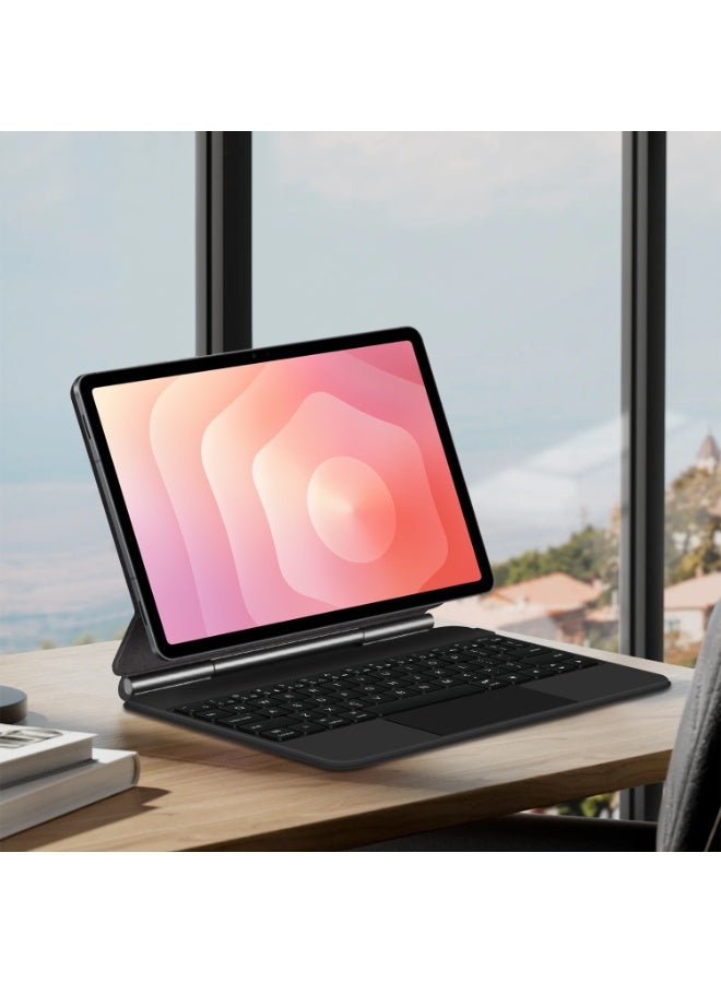 general Case for Samsung Galaxy Tab S11 Ultra 14.6" (2025) – Magnetic Floating Cantilever Stand, Multi-Touch Trackpad, 7-Color Backlit, Dex Mode, AI Shortcut Key, Charcoal - Image 5