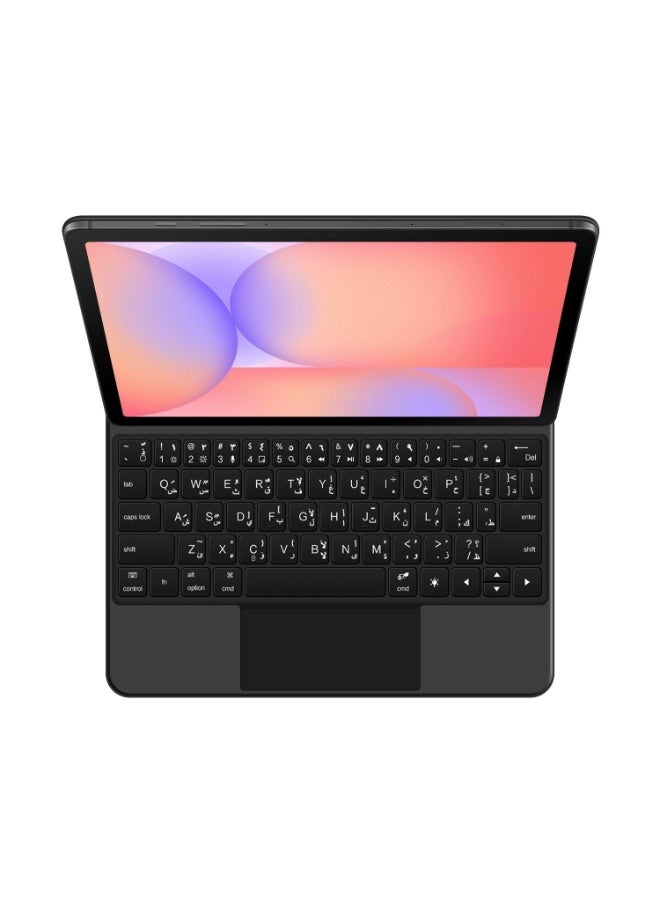 general Case for Samsung Galaxy Tab S11 Ultra 14.6" (2025) – Magnetic Floating Cantilever Stand, Multi-Touch Trackpad, 7-Color Backlit, Dex Mode, AI Shortcut Key, Charcoal - Image 1