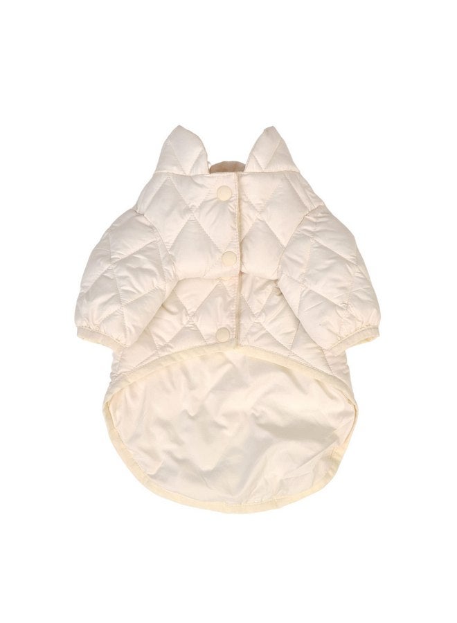 بوبيا سترة كلاب من Cotton Candy - عاجي - مقاس M - Image 1