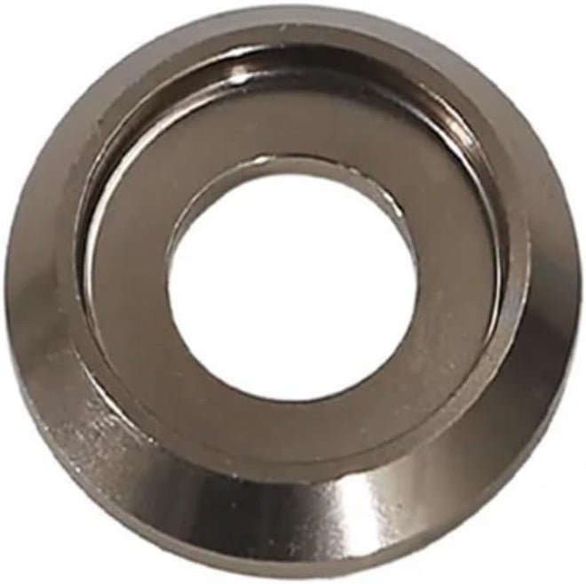 5Pcs M2 M3 M4 M5 M6 M8 Multi-Color Aluminum Alloy Thin Half Round Pan Head Gasket Screw Metal Grooved Gaskets(Gray,M8-5PCS) - Image 2