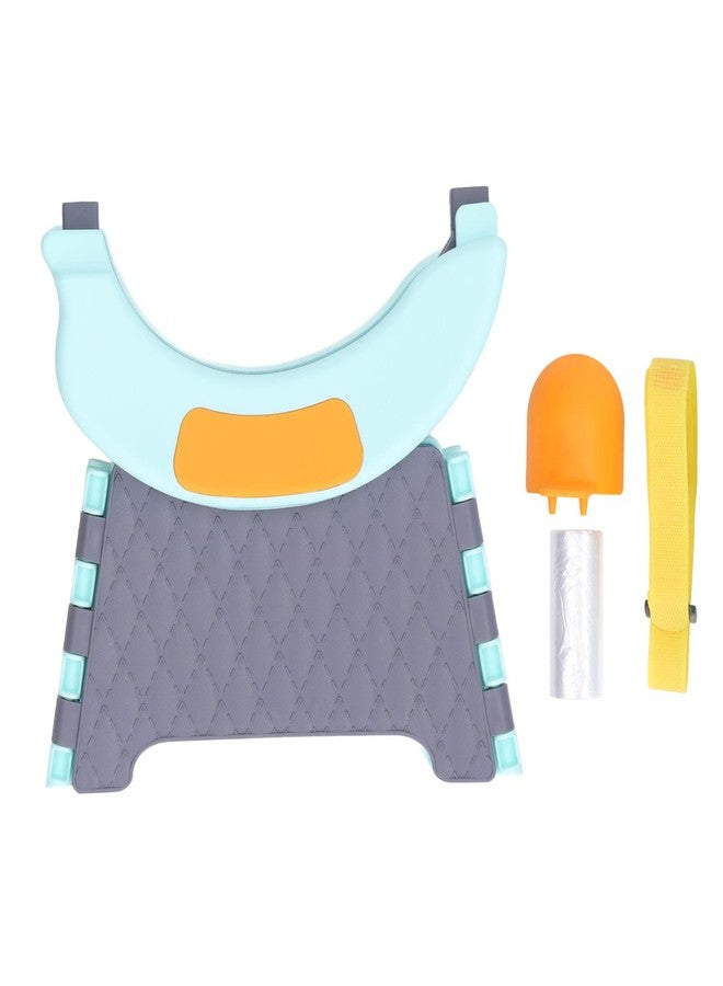 Ndola Portable Potty Training Seat for Toddler - Goohomeey Kids Travel Potty | Foldable Toilet Seat | Baby Potty Seat for Indoor and Outdoor - Blue, Pack of 1 - Image 1