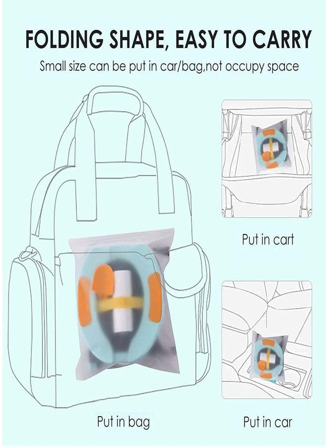 Ndola Portable Potty Training Seat for Toddler - Goohomeey Kids Travel Potty | Foldable Toilet Seat | Baby Potty Seat for Indoor and Outdoor - Blue, Pack of 1 - Image 3