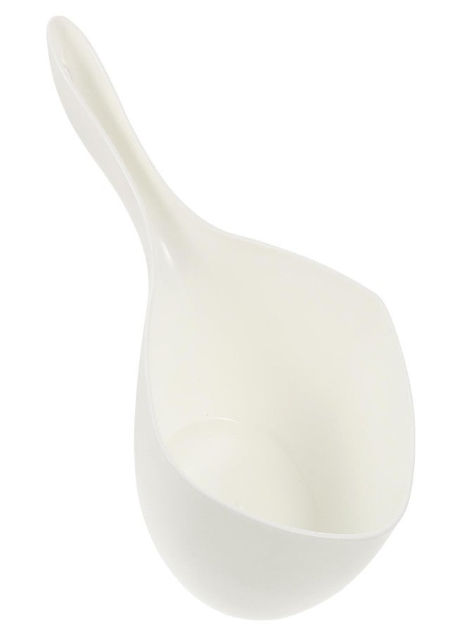 PRETYZOOM Plastic Water Ladle 10.94X6.57X3.42In Lightweight Bath Dipper with Short Handle for Kitchen Garden Watering and Bathroom Use - Image 1