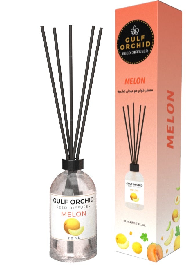 Gulf Orchid Melon Home And Office Fragrance Set | Room Spray 500 ml | Reed Diffuser 110 ml - Image 2