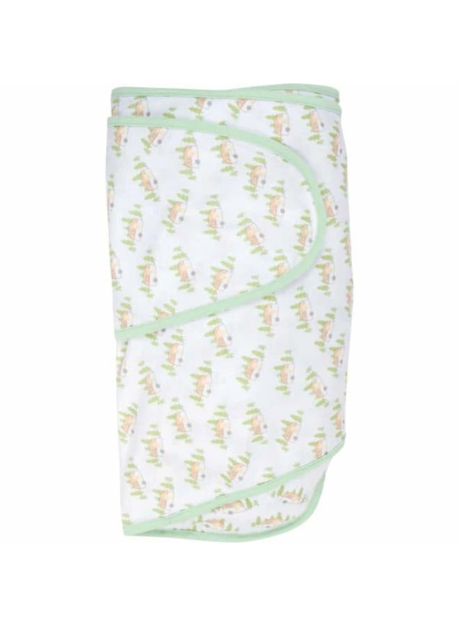 Miracle Blanket Baby Sleep Wearable Swaddle Wrap for Newborn Infant Boy or Girl 0-3 Months, Pink & Gray Chevron - Image 4