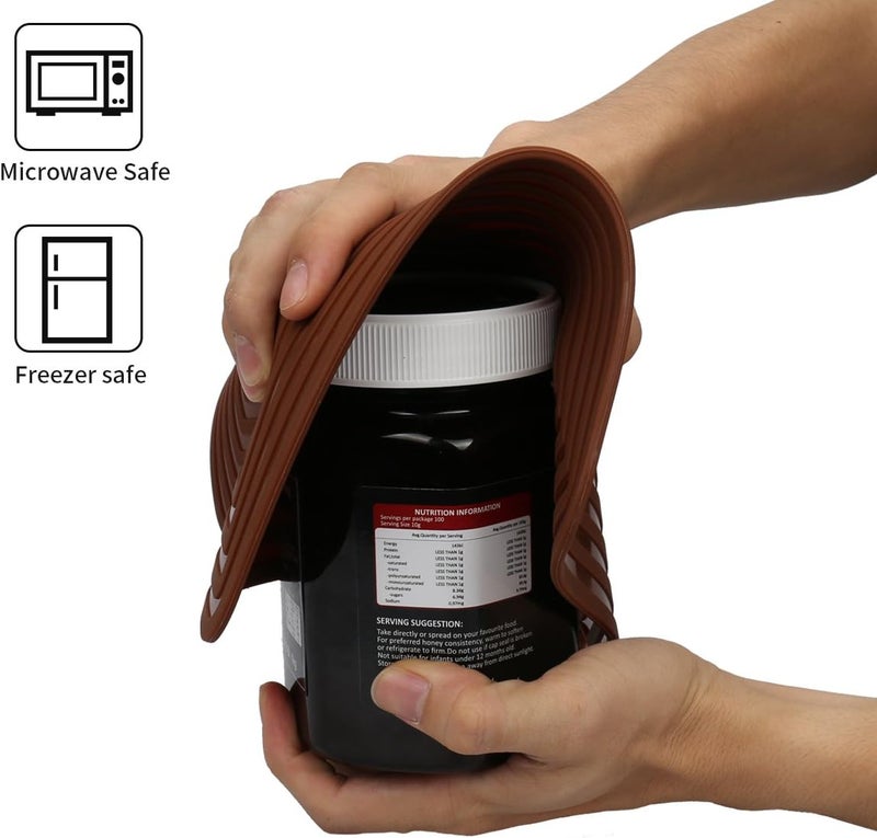 LogHog 2 Pack Large Silicone Trivet MatsHot Pads Heat Resistant Pot Holder9x12 Non Slip Flexible Durable Pot Coaster Kitchen Table Mats Coffee - Image 2