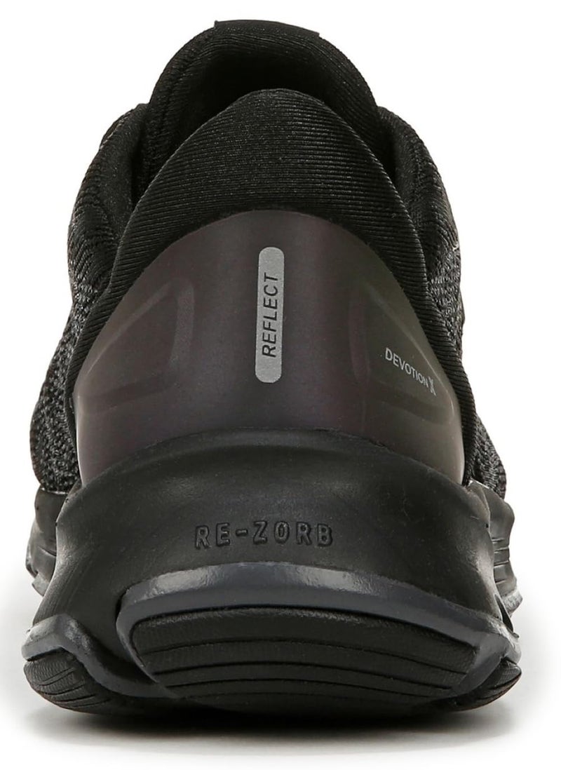 Ryka Women's Devotion X Walking Shoe, Black/Black, 8 M US - Image 3