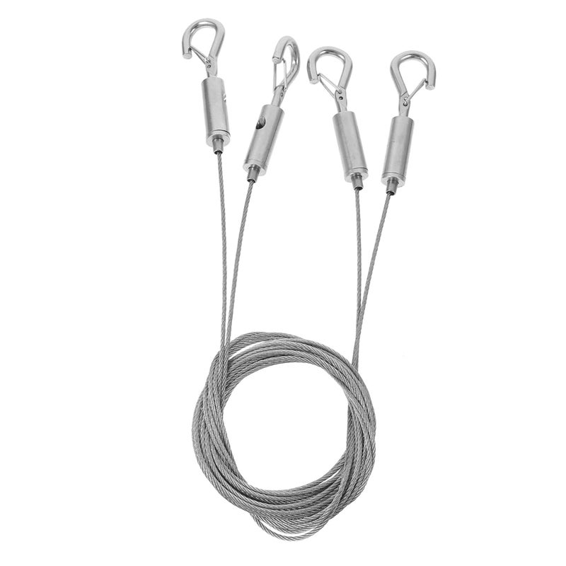 أسلاك الفولاذ المقاوم للصدأ لتعليق الصور - حبال متينة لتعليق الإطارات والمصابيح - Image 1