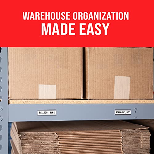 Minomag Label Insert Cards for 1x3 Inch Label Holders, White Cardstock Paper (100 Count) - Image 3