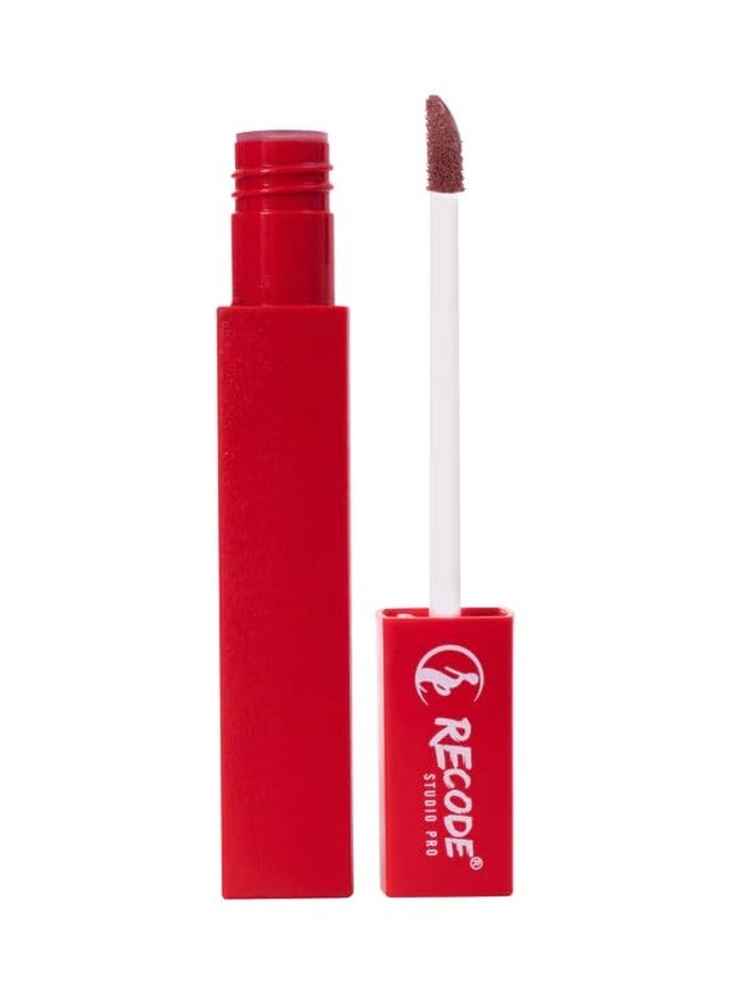 Recode 04 Gloss Fix Glossy Transfer Proof Liquid Lipstick - 04 Kiss Forever- 3 ML - Image 4