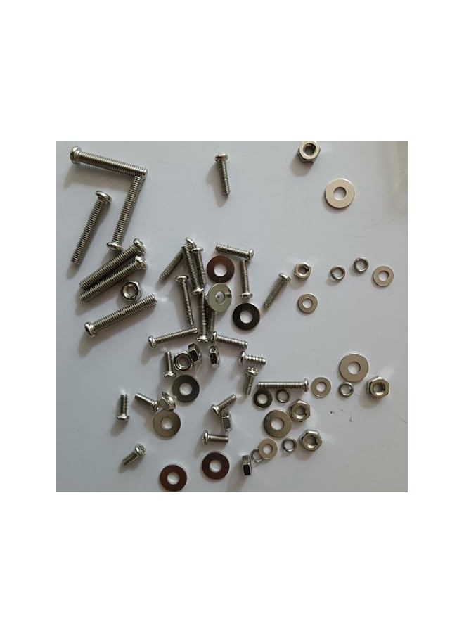 PROMASS 680pcs Screw, Nut and Bolt Classification Kit with Double-Headed Screwdriver and Stainless Steel Tweezers M3 M4 Nut and Bolt Classification, Suitable for DIY Projects - Image 4