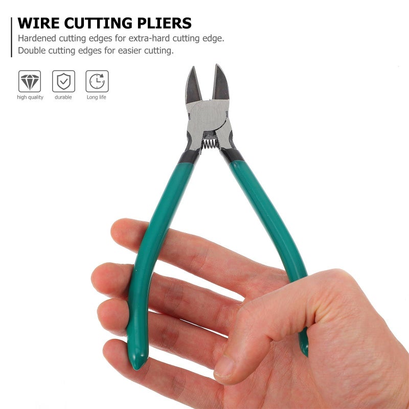6 Inch High Carbon Steel Side Cutting Pliers Wire Cutters For Electronics And Industrial Use Random Color - Image 5