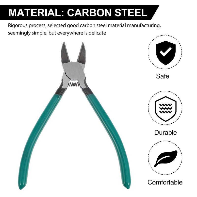 6 Inch High Carbon Steel Side Cutting Pliers Wire Cutters For Electronics And Industrial Use Random Color - Image 4