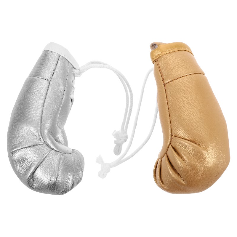 1 Pair Of Mini Boxing Gloves Keychain Car Accessories Handbag Charms Purse Pendant Unique Bag Decoration Stylish Key - Image 4