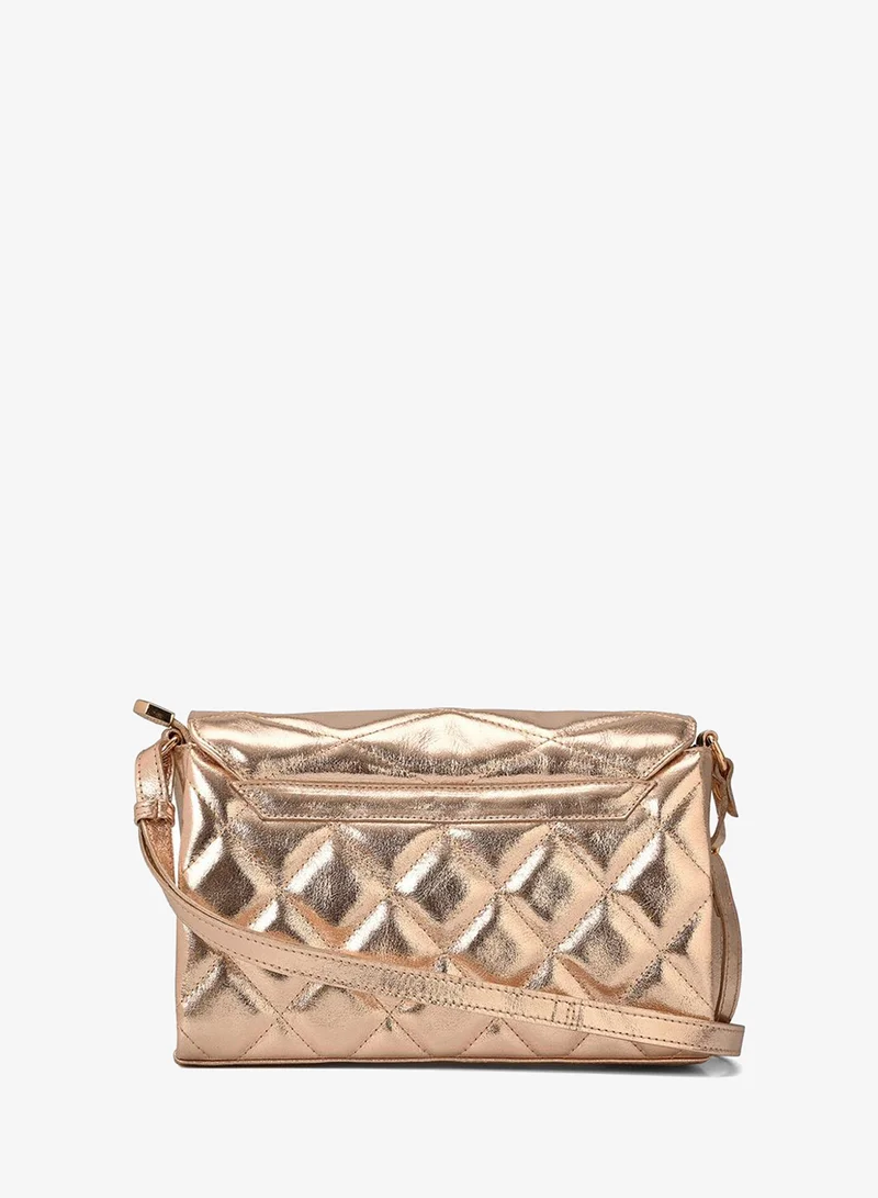 Carmen Steffens  Quilted Bag Details Gold for Women | Best Price UAE